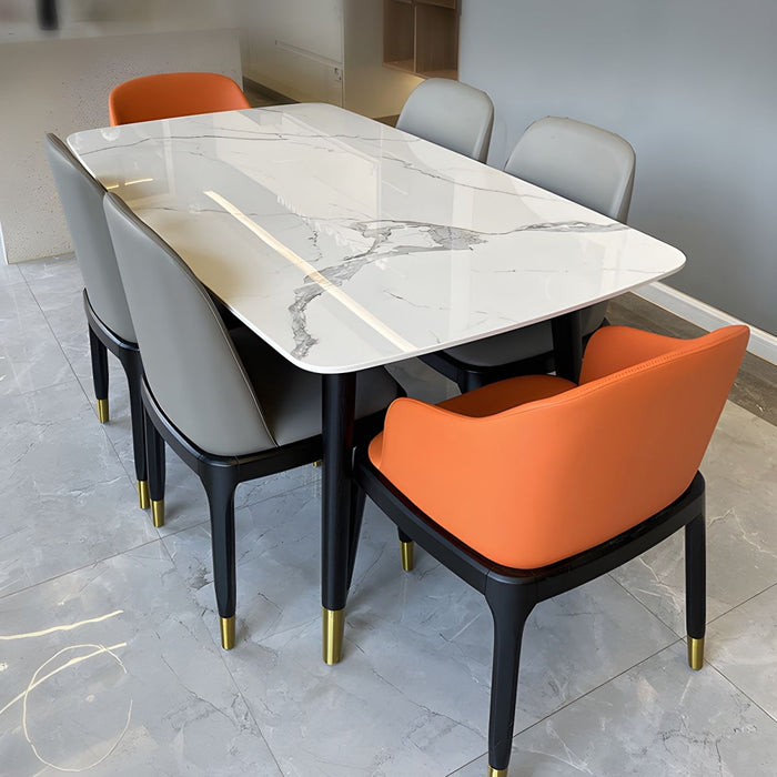 Otto - Dining Table Marble Top - 4/6 Seater