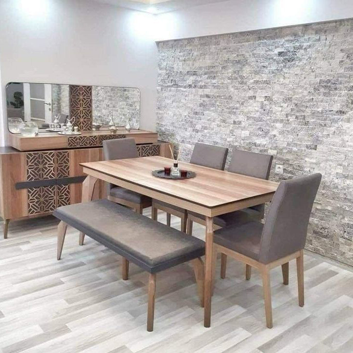 Lark - Wooden Top Dining Table