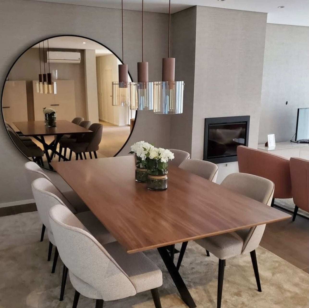 Elora - Wooden Top Dining Table