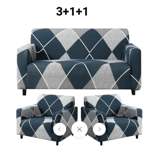Premium Elastic Printed Sofa Cover