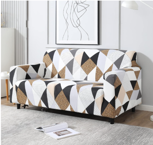 Premium Elastic Printed Sofa Cover