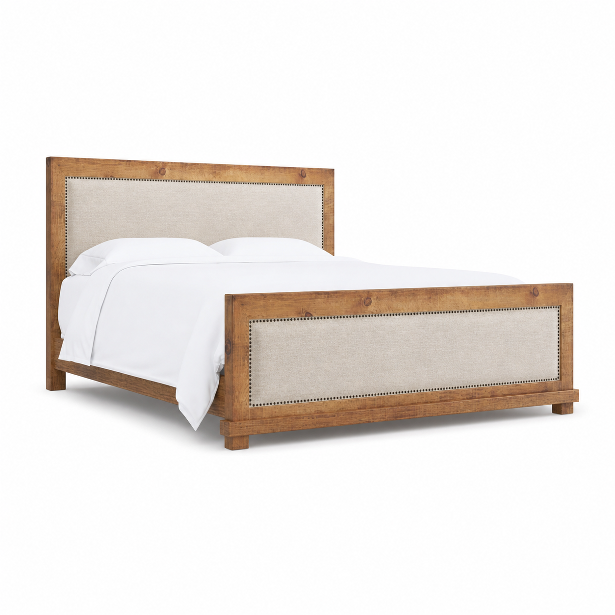 Brek - Bed, complete long-side studio bed view