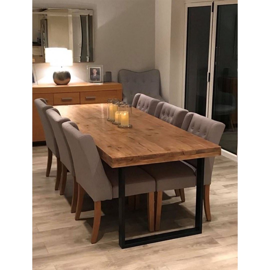 Nia - Wooden Top Dining Table