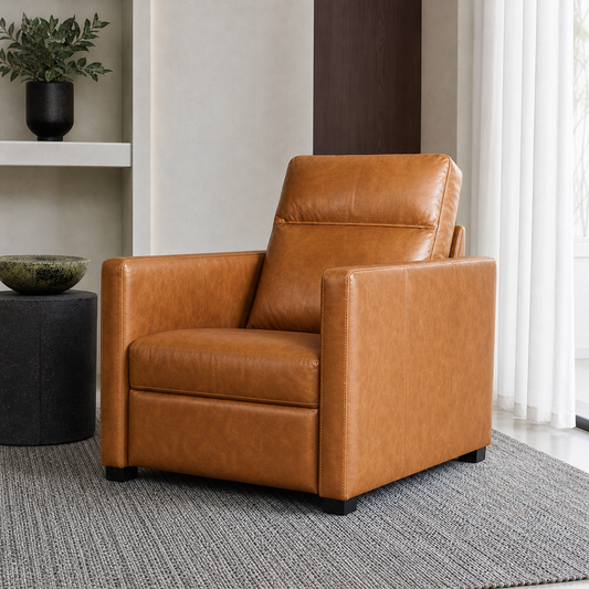 Canopy Recliner closed from an alternate angle