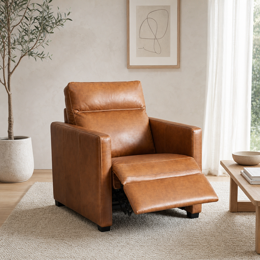 Canopy Recliner closed from an alternate angle
