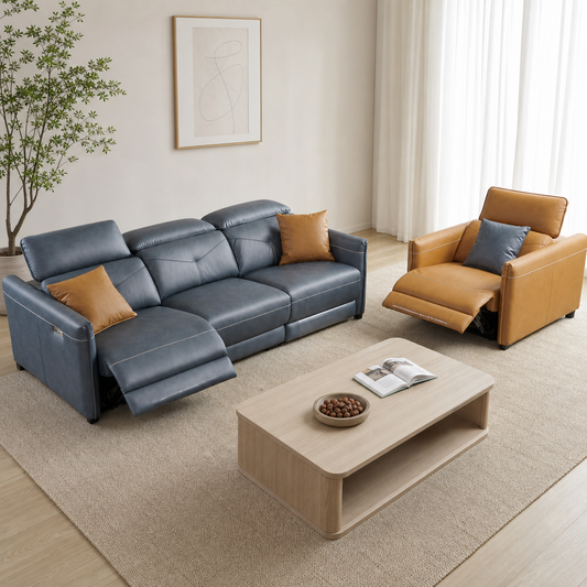 Cascade Recliner complete configuration from an alternate angle