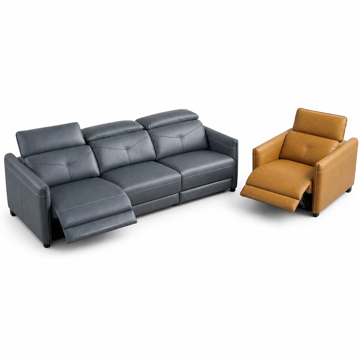 Cascade Recliner complete configuration on a white background