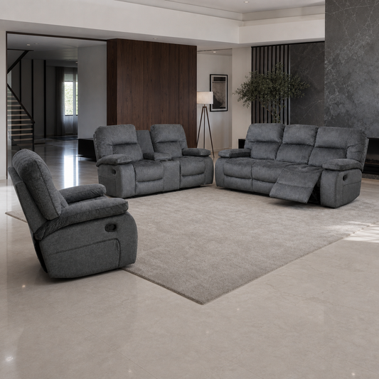 Gambit Recliner complete configuration from an alternate angle