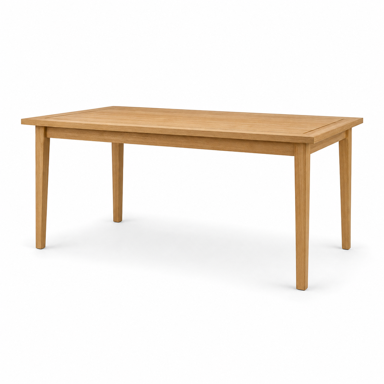 Jade - Wooden Top Dining Table, table-only or source-conservative construction studio view