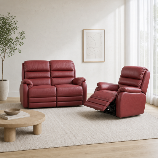 Monarch Recliner complete configuration from an alternate angle