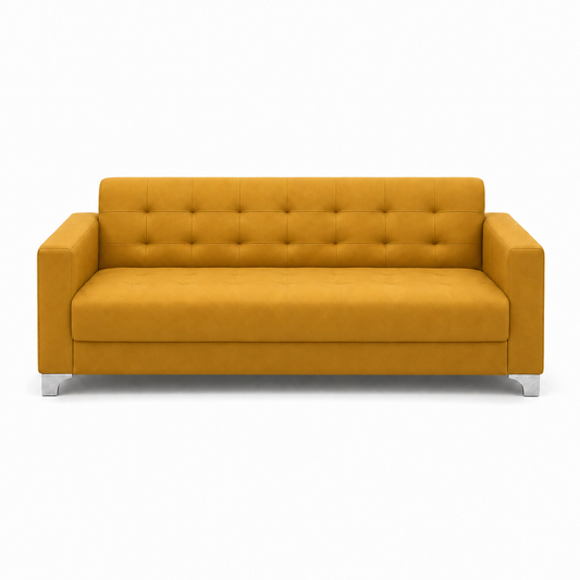 Nest 3+2+1 Sofa Set, 3 seater, yellow, studio view
