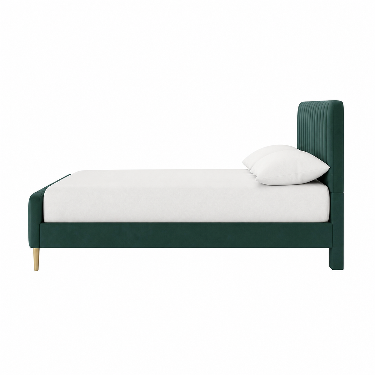 Pryce - Bed, complete long-side studio bed view