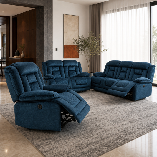 Quarry Recliner upholstery and reclining detail