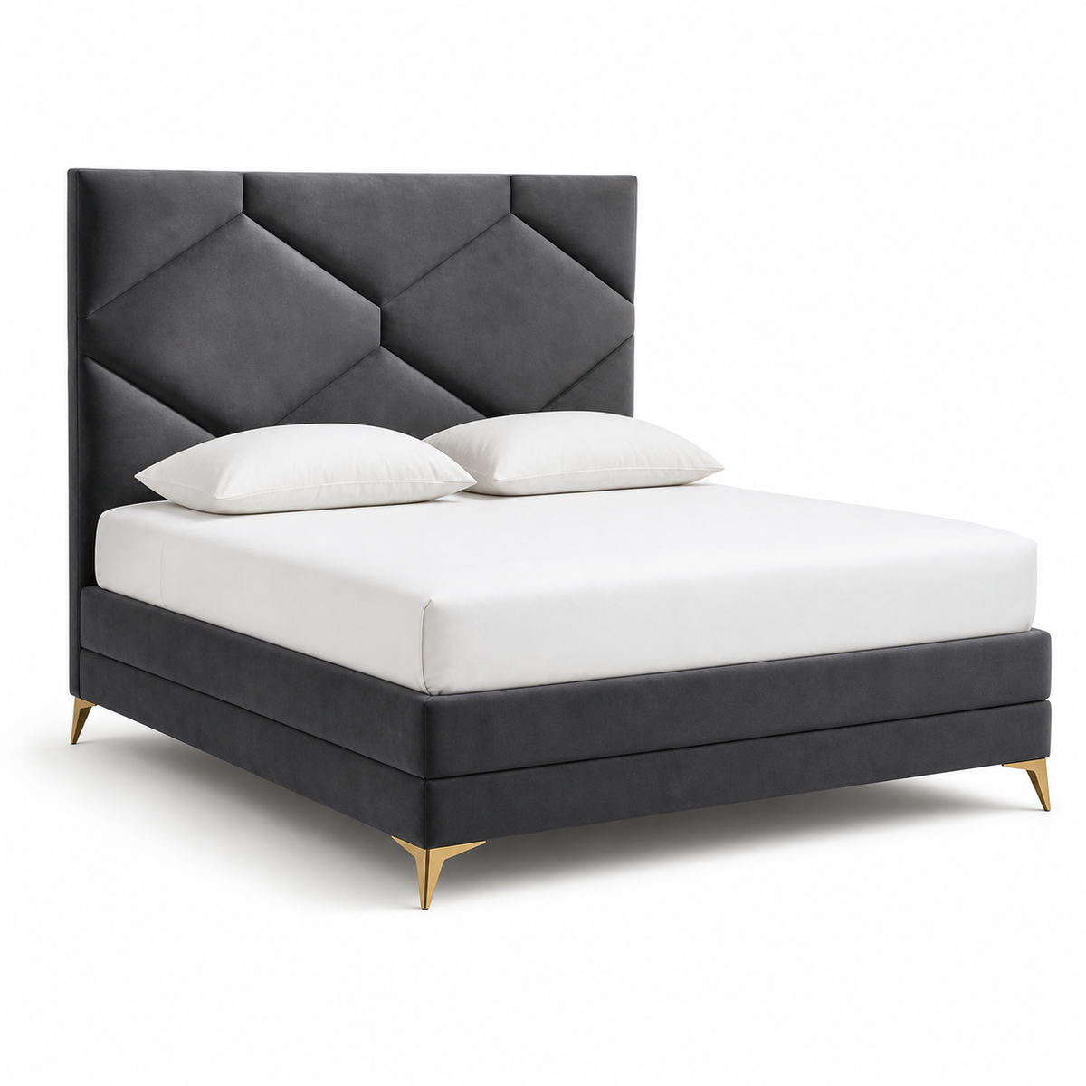 Rilo - Bed, complete long-side studio bed view