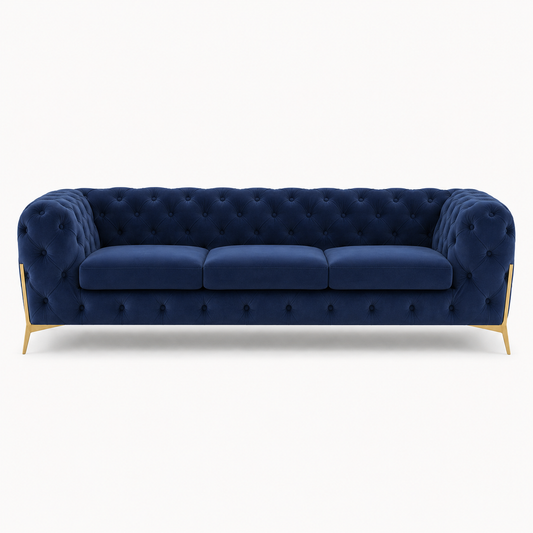 Thrive 3+2+1 Sofa Set, 3 seater, blue, studio view