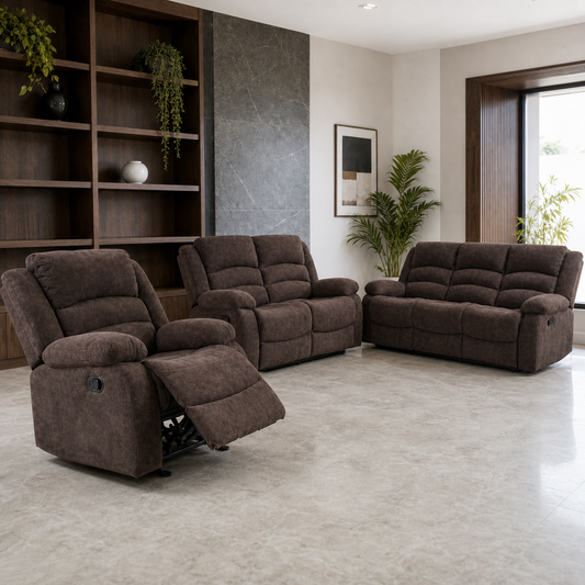 Tundra Recliner upholstery and reclining detail
