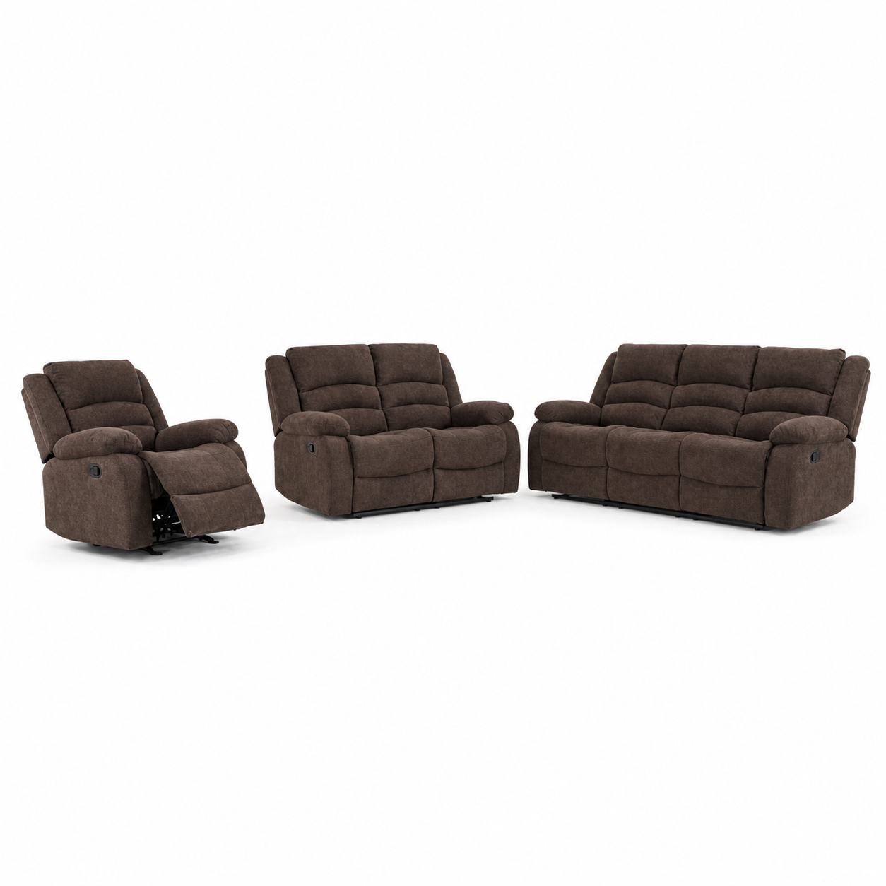 Tundra Recliner complete configuration on a white background