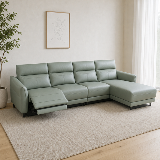 Unfurl Recliner complete configuration from an alternate angle