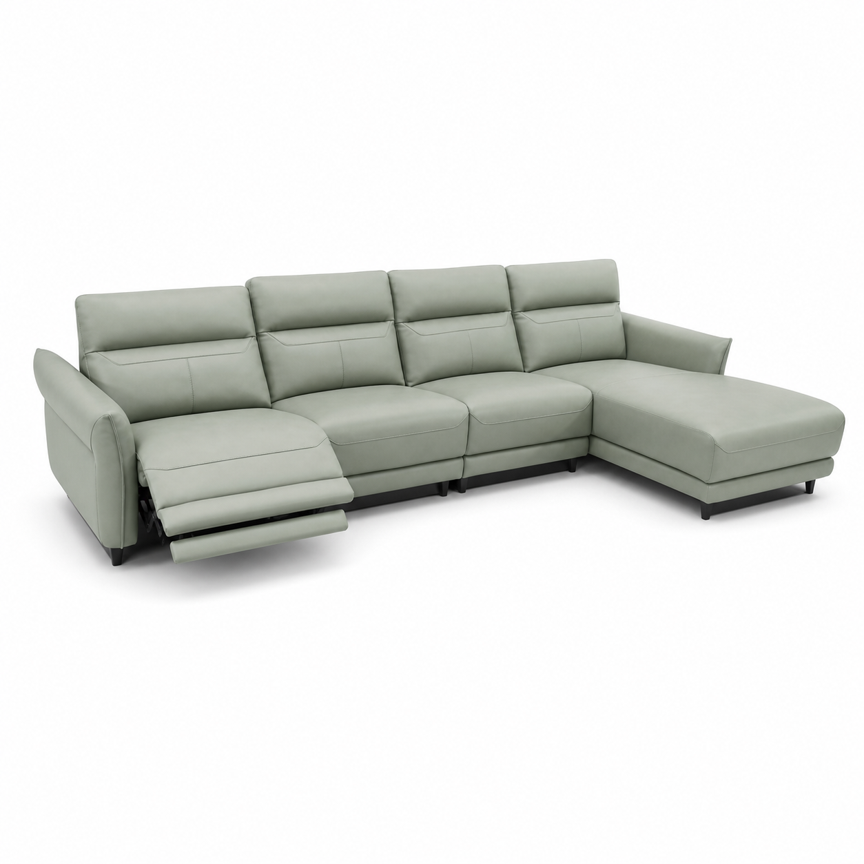 Unfurl Recliner complete configuration on a white background