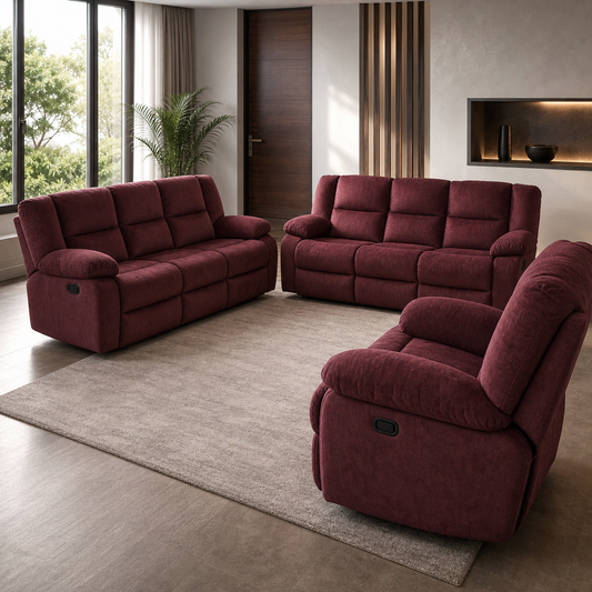 Vista Recliner upholstery and reclining detail