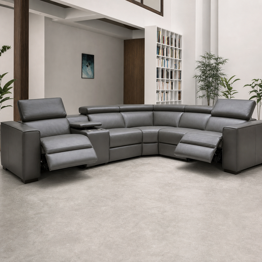 Whisper Recliner upholstery and reclining detail