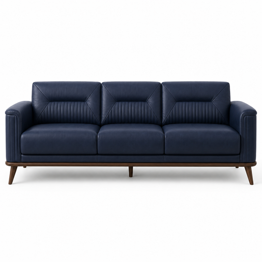 Zest 3+2+1 Sofa Set, 3 seater, blue, studio view