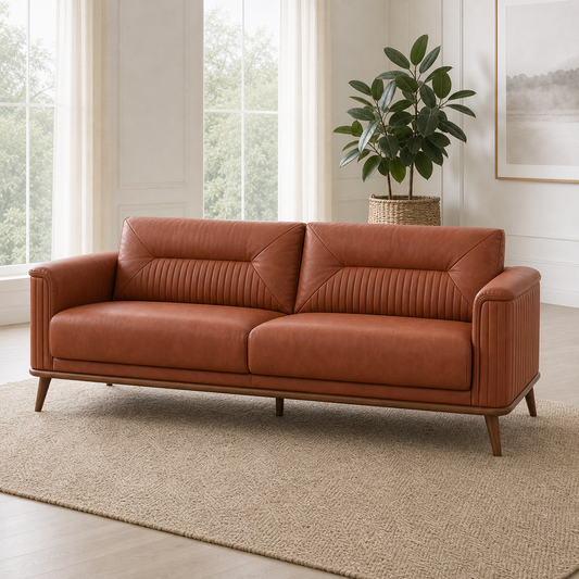 Close view of Zest - 3+2+1 Sofa Set upholstery and construction