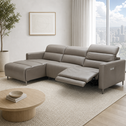 Zodiac Recliner complete configuration from an alternate angle