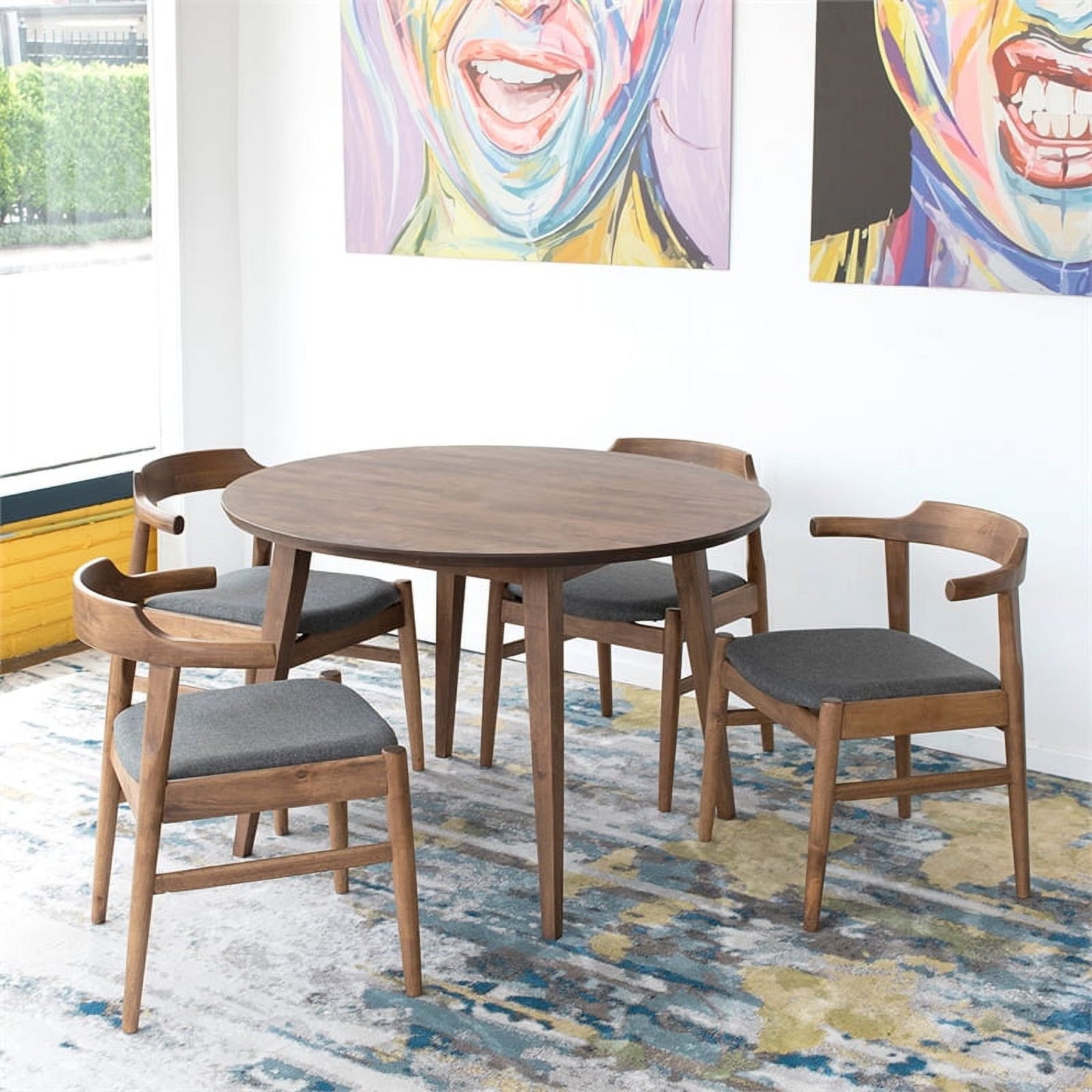 Bryn - Wooden Top Dining Table