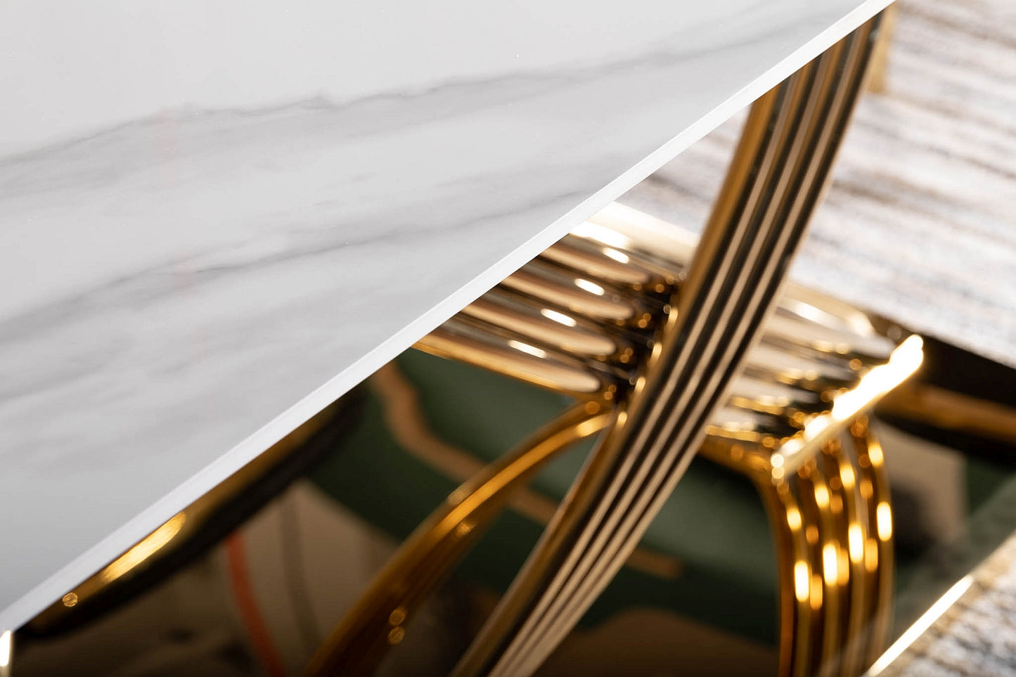 Vera - Dining Table Marble Top