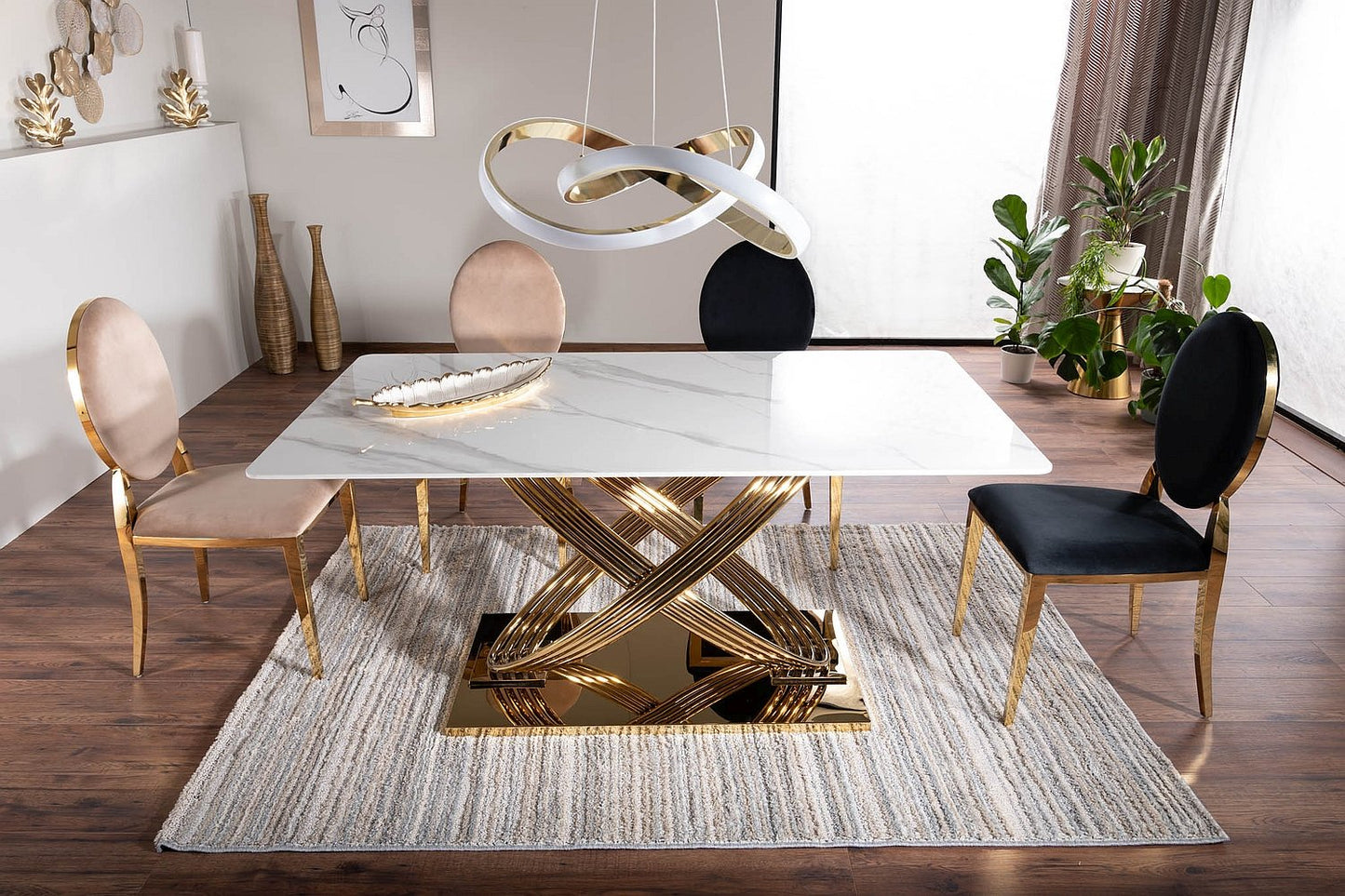 Vera - Dining Table Marble Top