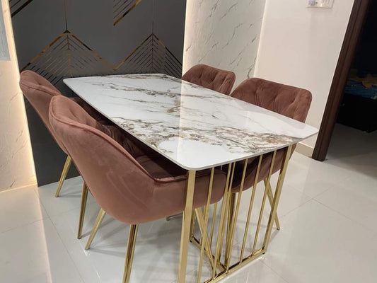 Willa - Dining Table Marble Top
