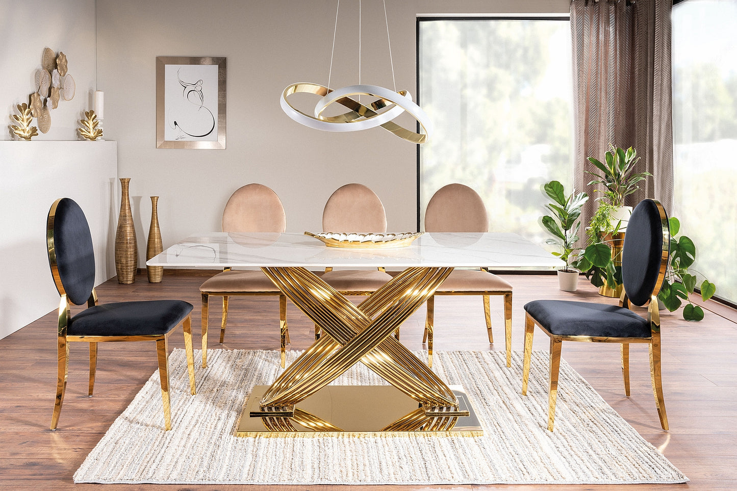 Vera - Dining Table Marble Top