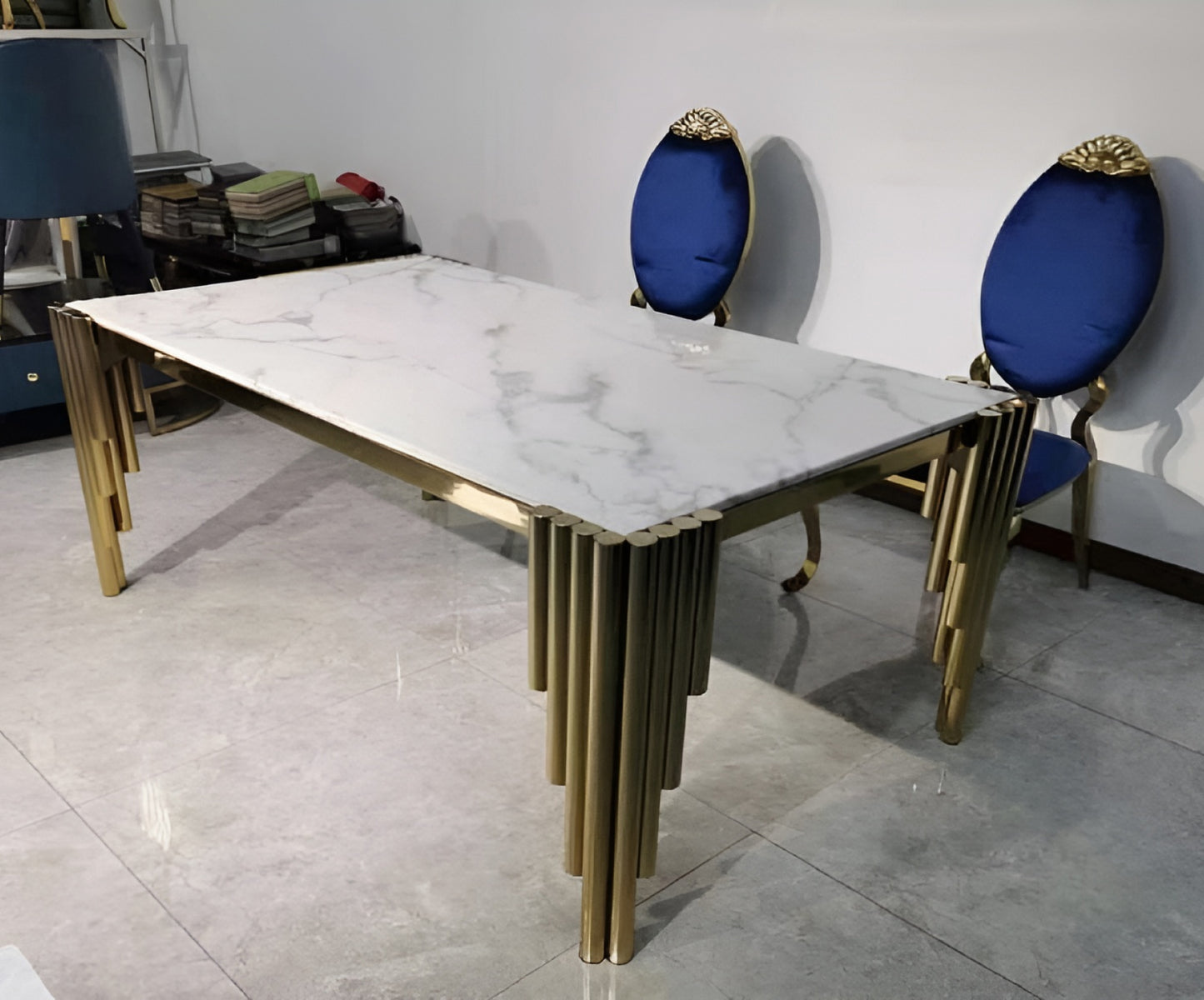 Leon - Dining Table Marble Top