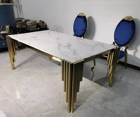 Leon - Dining Table Marble Top