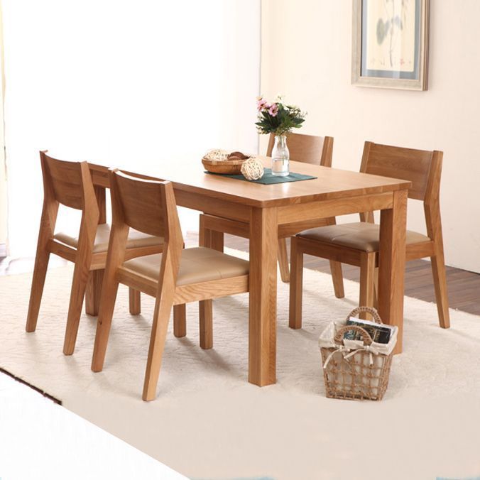 Nila - Wooden Top Dining Table