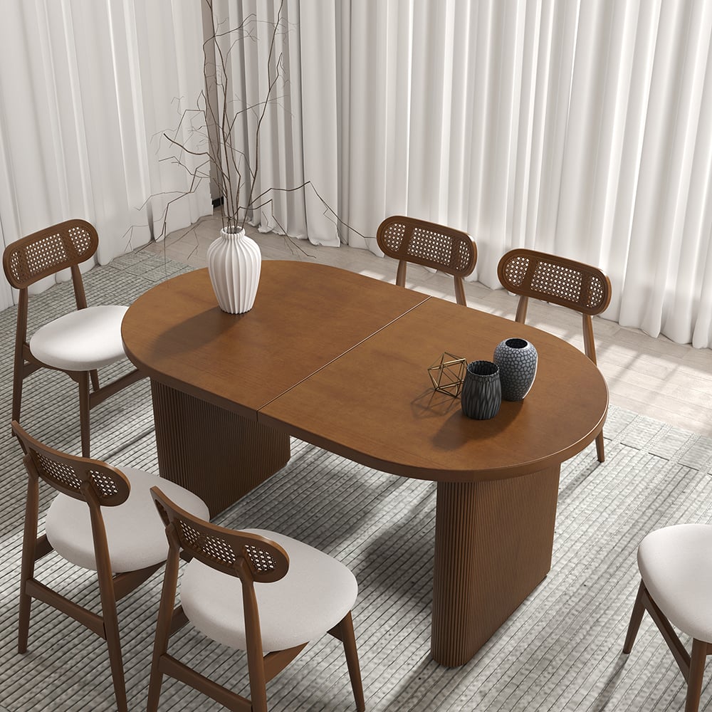 Kian - Wooden Top Dining Table