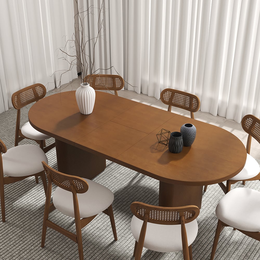 Kian - Wooden Top Dining Table
