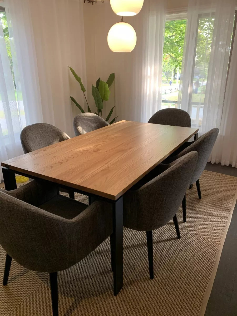 Rune - Wooden Top Dining Table