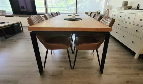 Rune - Wooden Top Dining Table