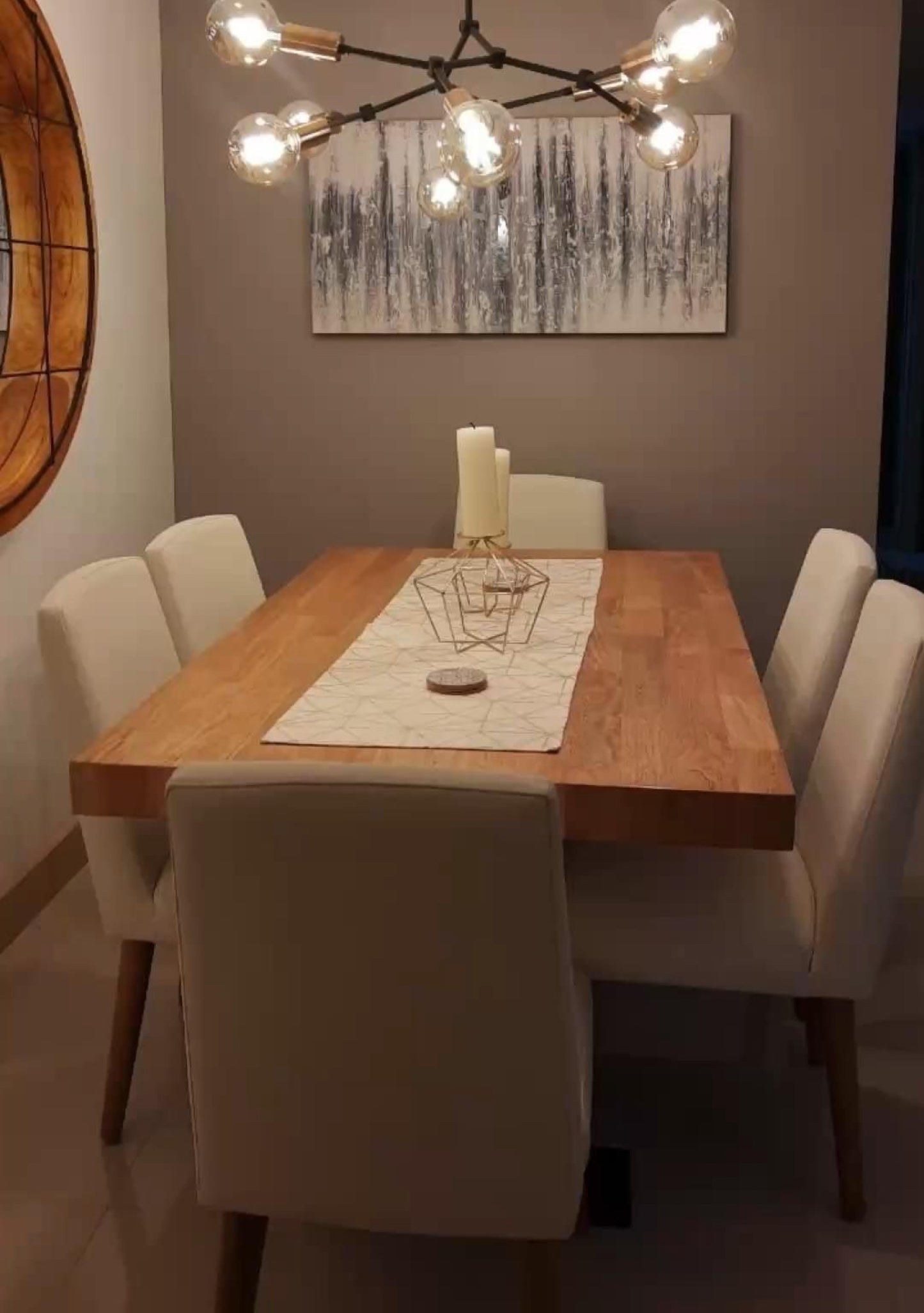 Cole - Wooden Top Dining Table