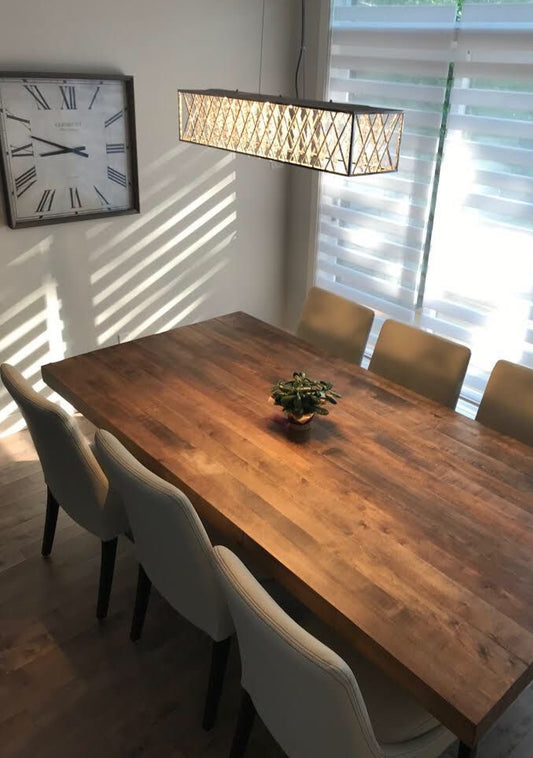 Miles - Wooden Top Dining Table