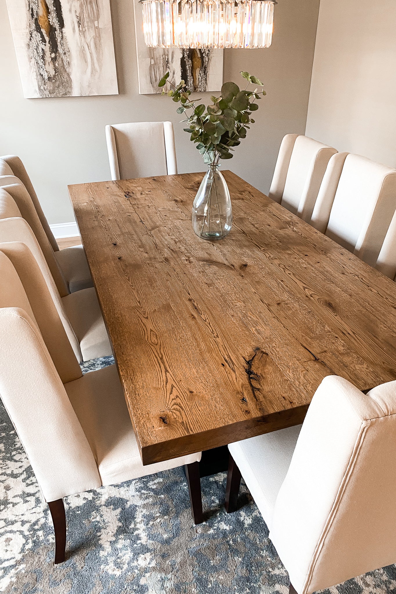 Lyra - Wooden Top Dining Table