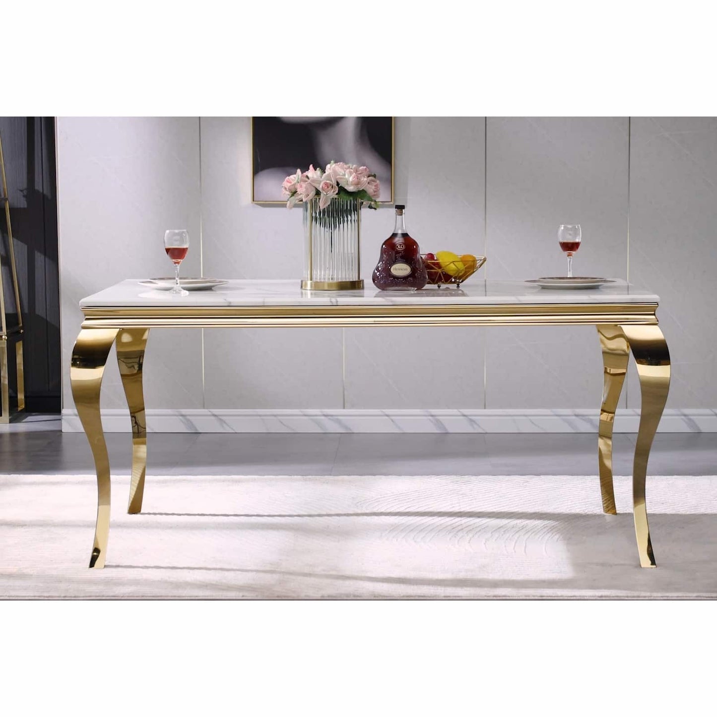Oscar - Dining Table Marble Top