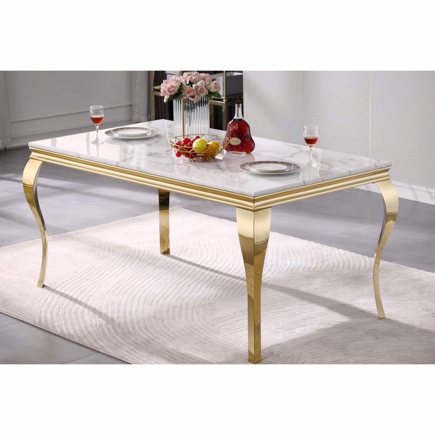 Oscar - Dining Table Marble Top