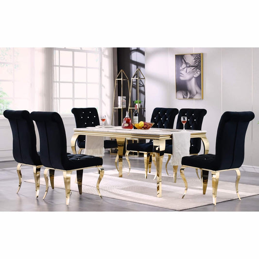 Oscar - Dining Table Marble Top