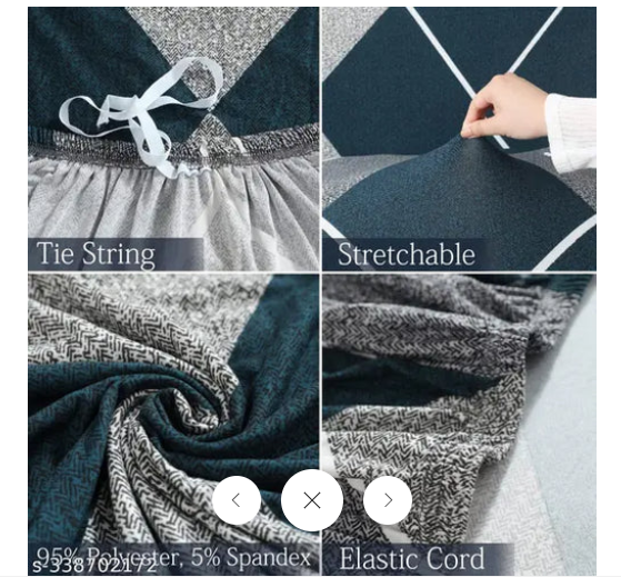 Premium Elastic Printed Sofa Cover
