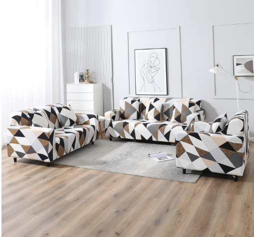 Premium Elastic Printed Sofa Cover