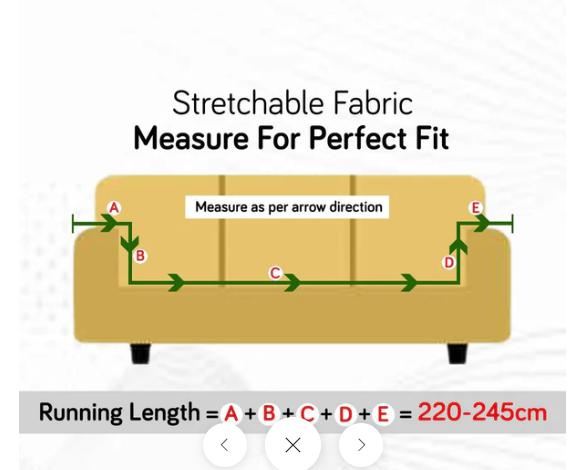 Premium Elastic Printed Sofa Cover