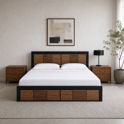 Adair - Bed, complete straight-on bed view